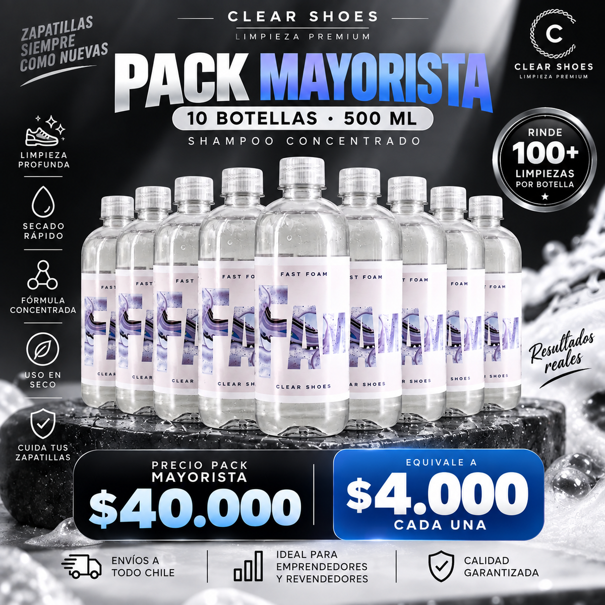 PACK MAYORISTA 500 ML